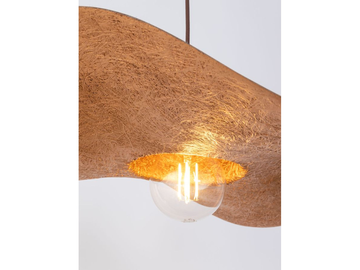 KIRAN tweekleurige bruine stalen kroonluchter