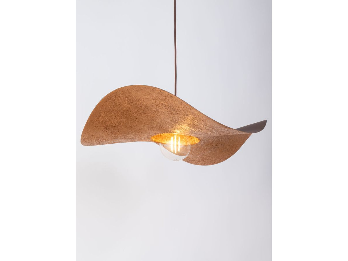 KIRAN tweekleurige bruine stalen kroonluchter