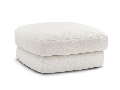 Pouf LEONORE tissu bouclette