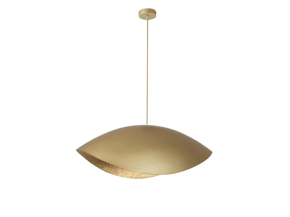 cassia stalen kroonluchter gekleurd goud