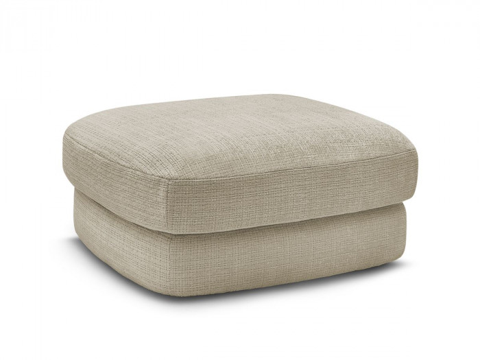 Pouf LEONORE tissu texturé