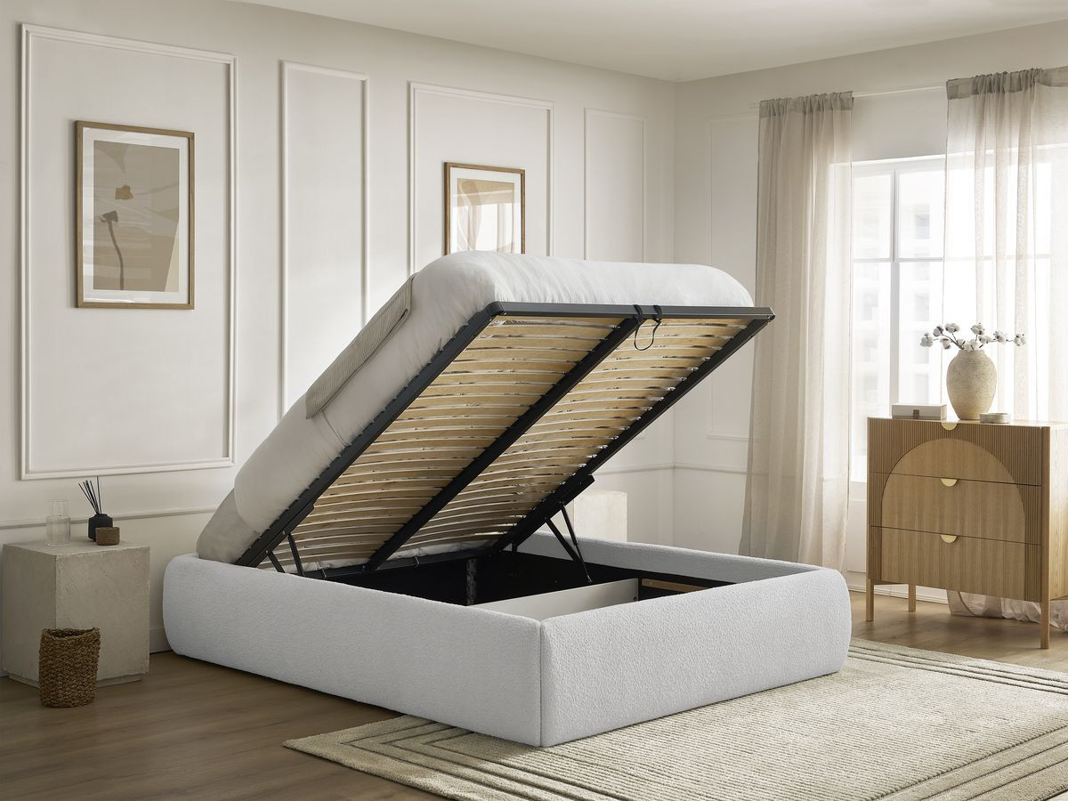 INERA opbergboxspring in badstof