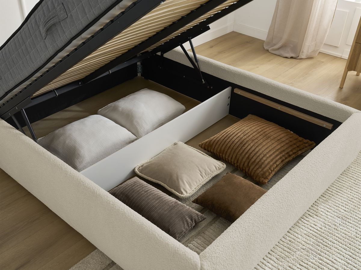INERA opbergboxspring in badstof