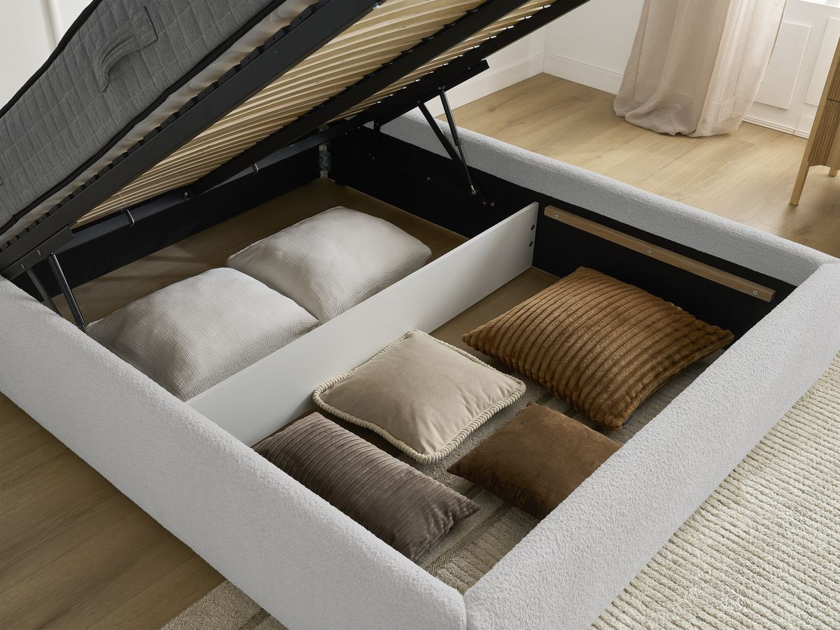 INERA opbergboxspring in badstof