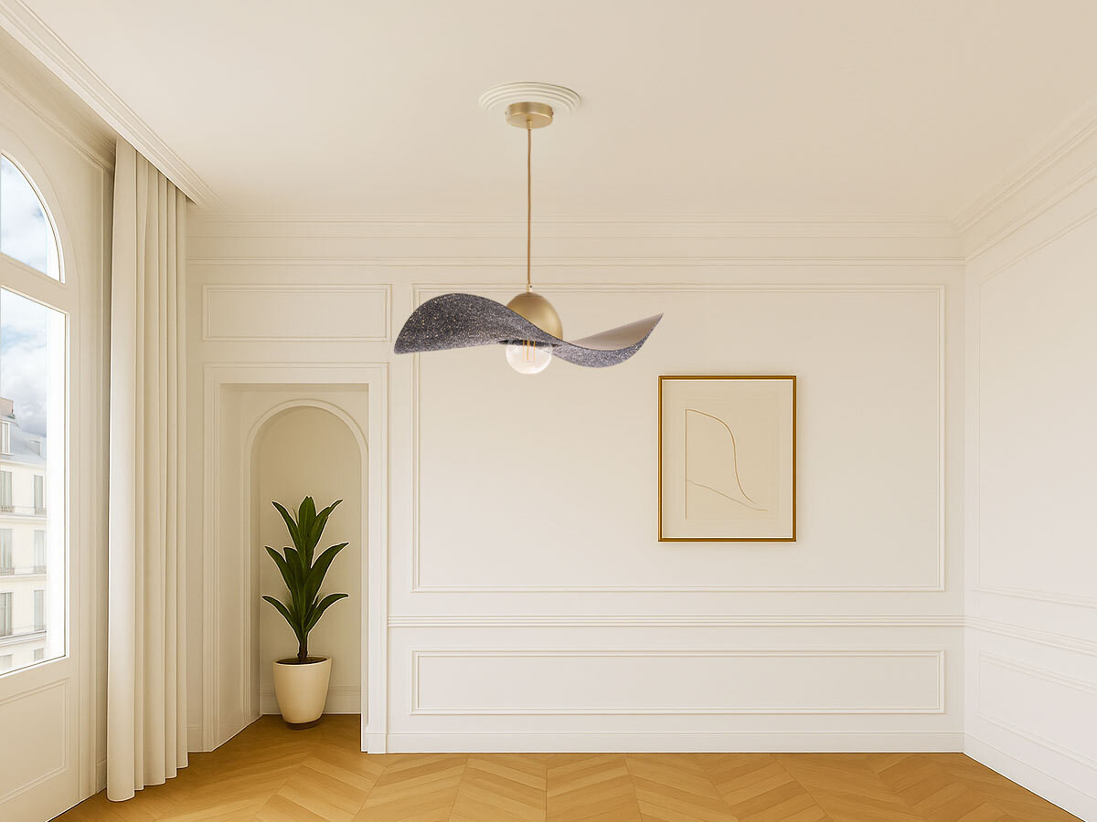 KIRAN tweekleurige gouden stalen kroonluchter