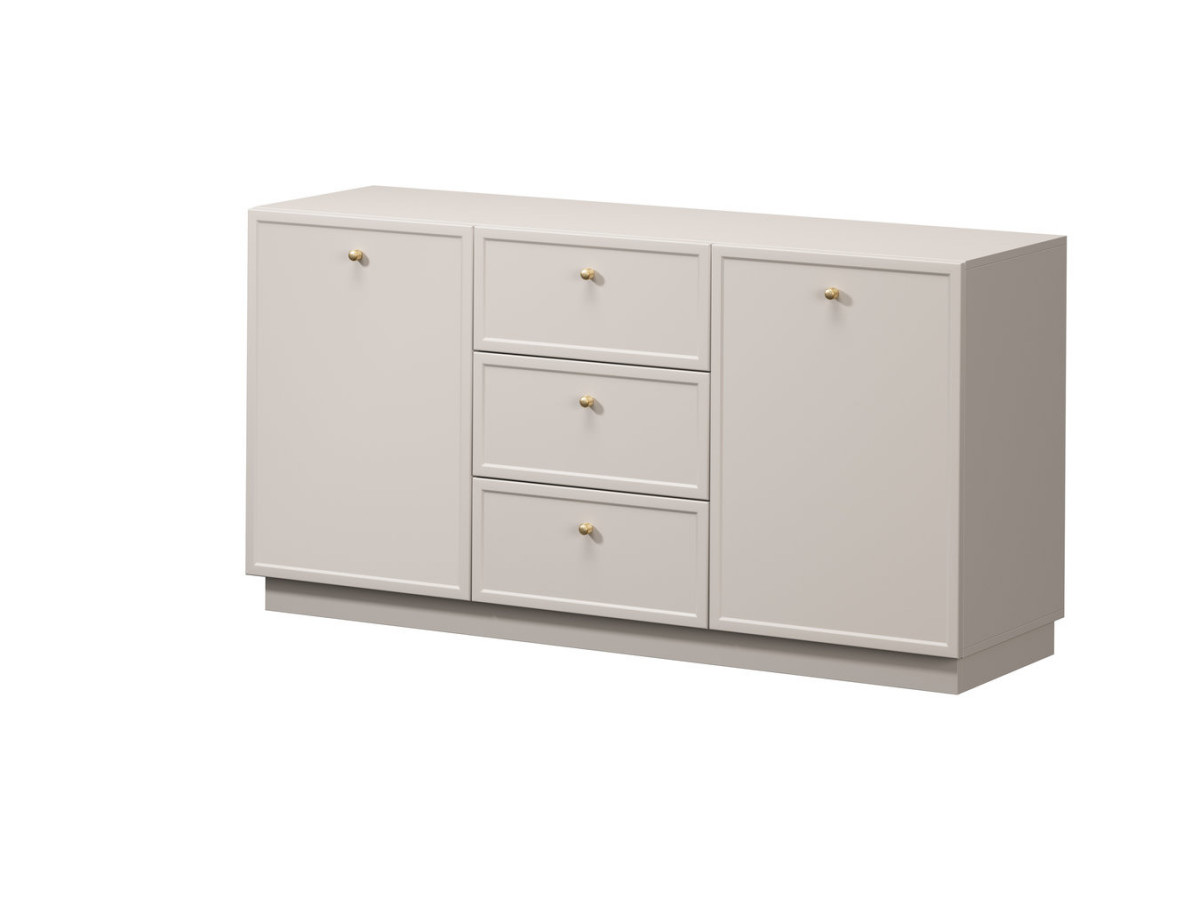 Buffet 2 portes 3 tiroirs 150 cm LORINA — vue 3