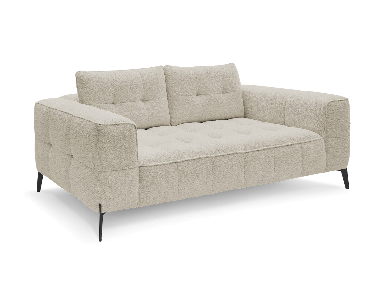 anis vaste 2-zits rechte bank in badstof gekleurd beige