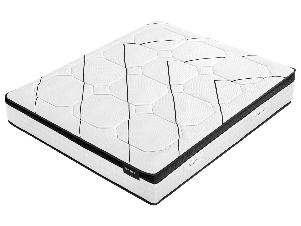 Matelas hybride MON AMOUR 30 cm ressorts ensachés + mémoire de forme