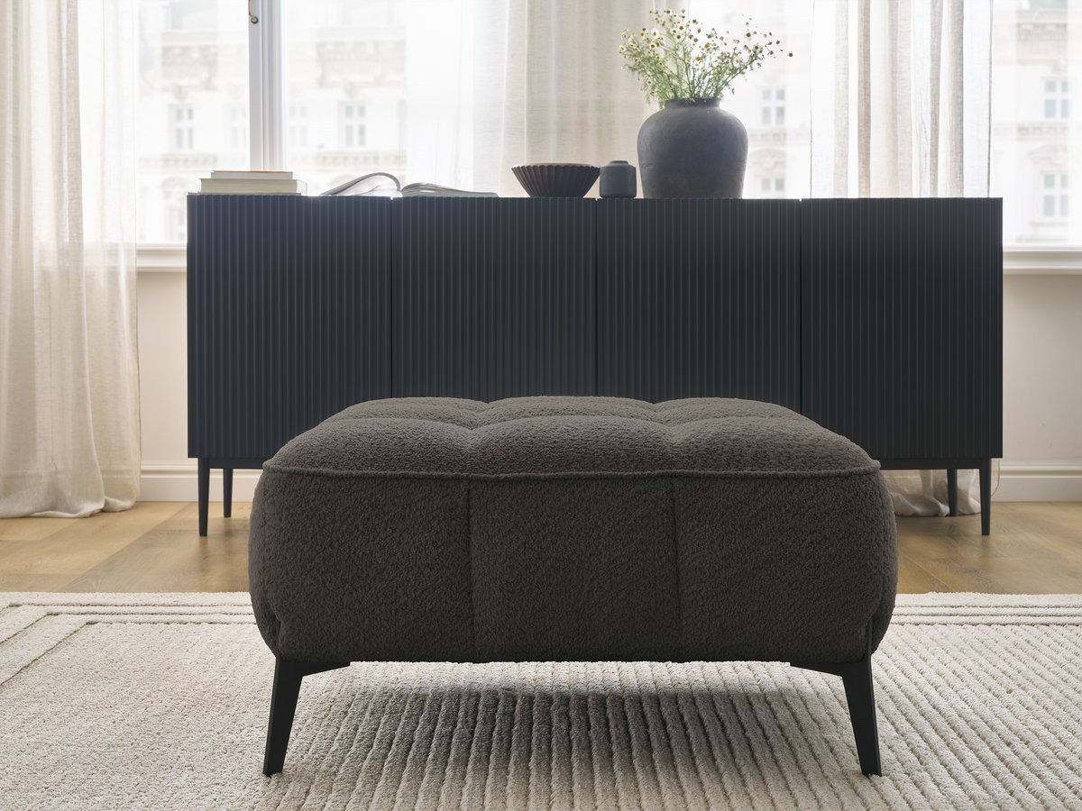 Pouf ANIS bouclette marron — vue 4