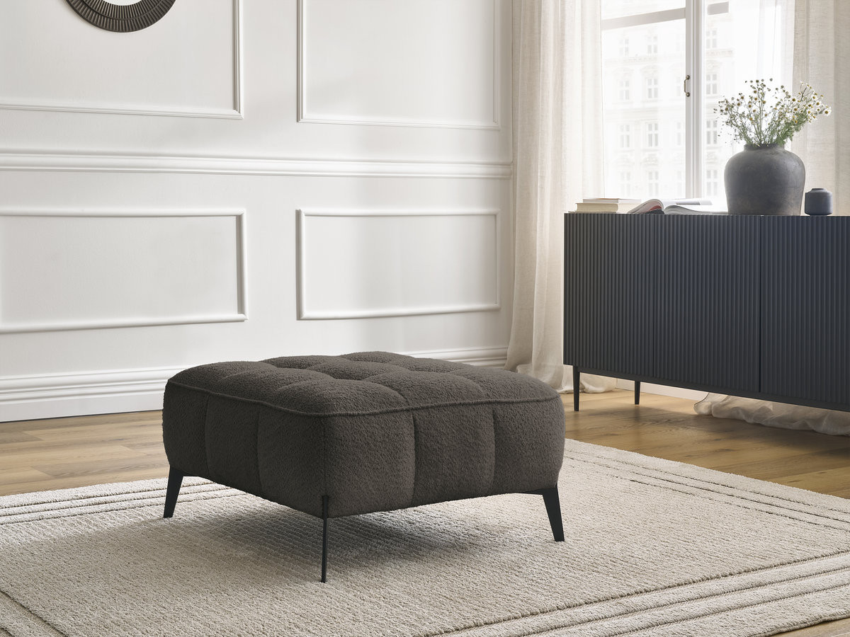 Pouf ANIS bouclette marron — vue 5