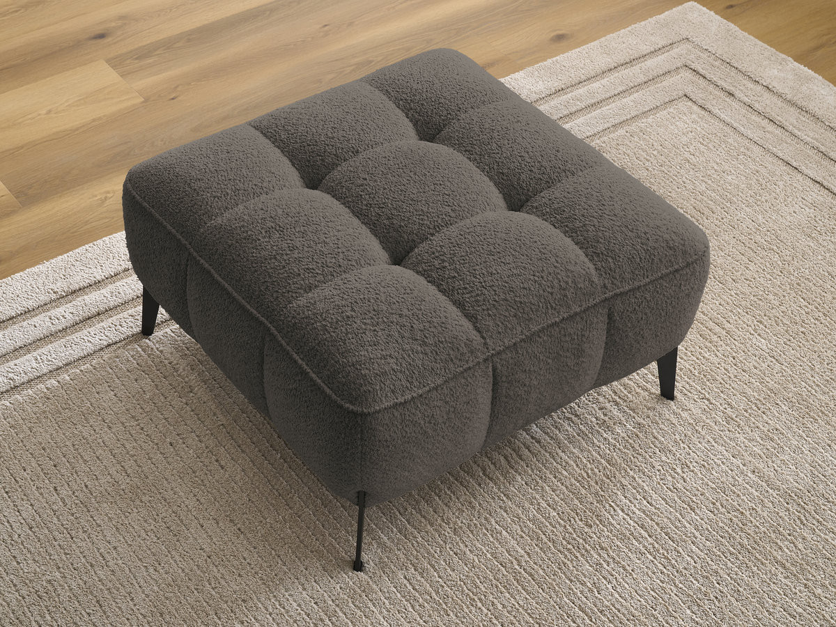 Pouf ANIS bouclette marron — vue 6