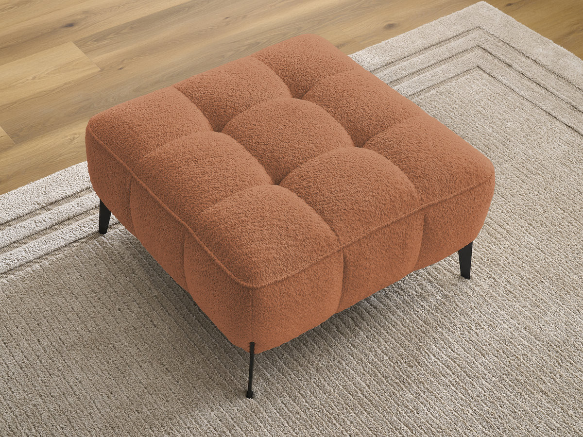 Pouf ANIS bouclette orange — vue 6