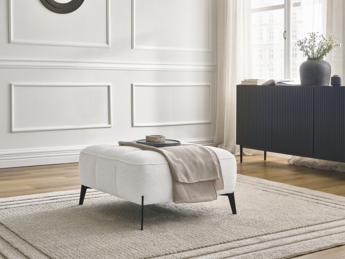 Pouf ANIS tissu bouclette