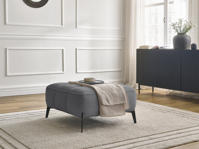 Pouf ANIS tissu bouclette