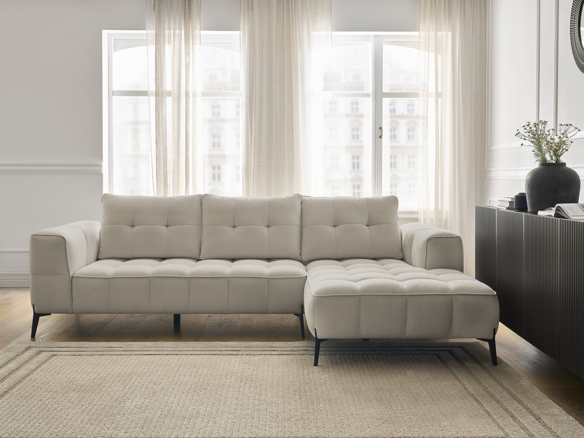 Canapé d'angle ANIS texturé beige — vue 5