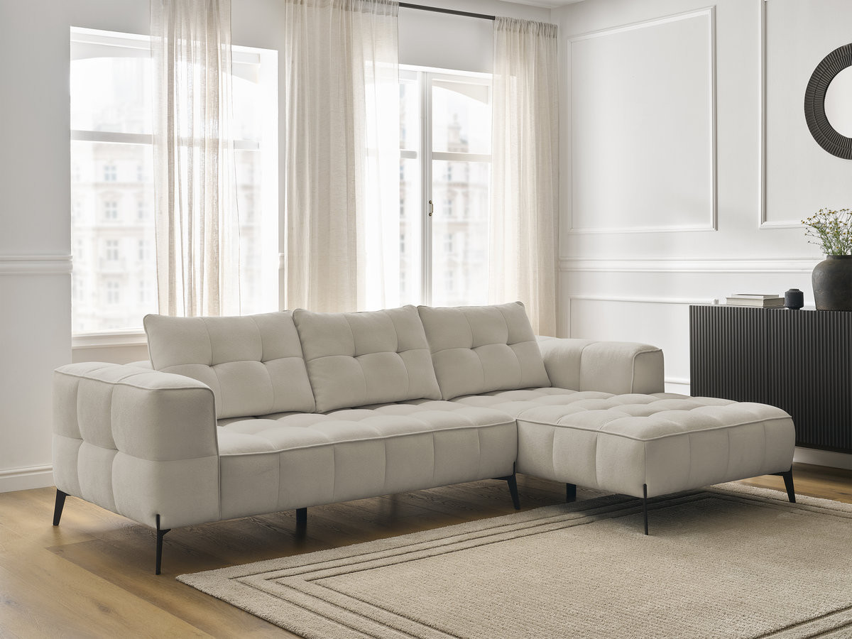 Canapé d'angle ANIS texturé beige — vue 6