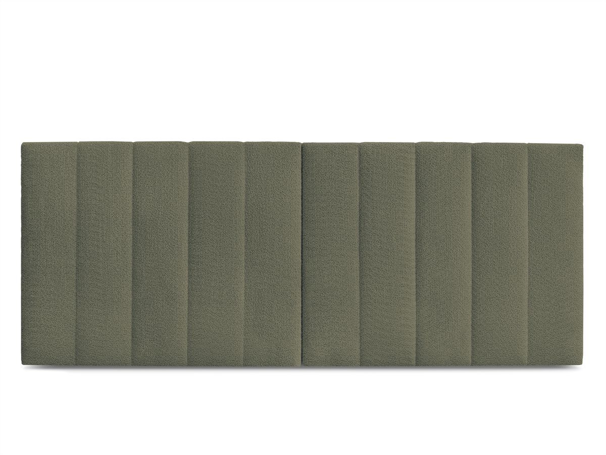 Tête de lit TIMO bouclette vert