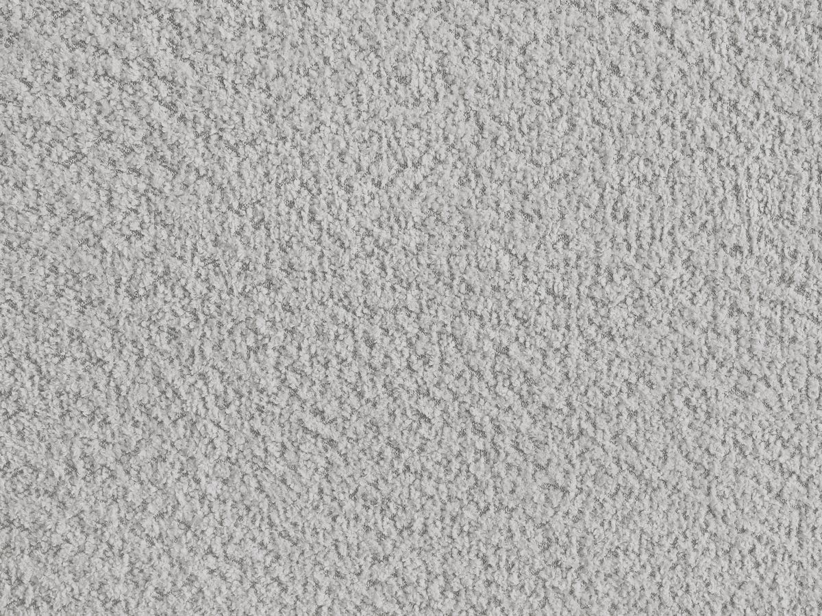 Lit IMERI tissu bouclette avec lattes massives