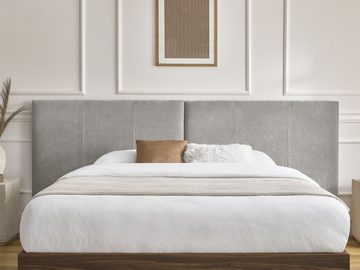ALTIRA opbergbed in donker hout en structuurstof