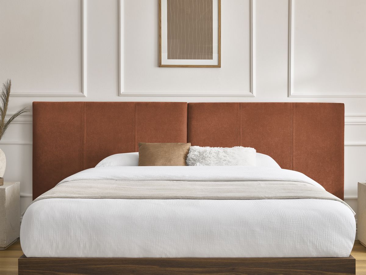 ALTIRA opbergbed in donker hout en structuurstof