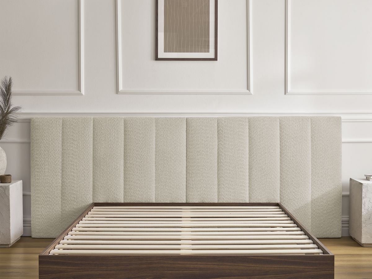 TIMO donkerhouten bed met massieve lattenbodem