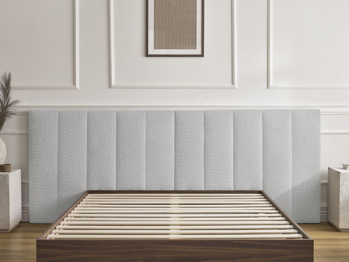 TIMO donkerhouten bed met massieve lattenbodem