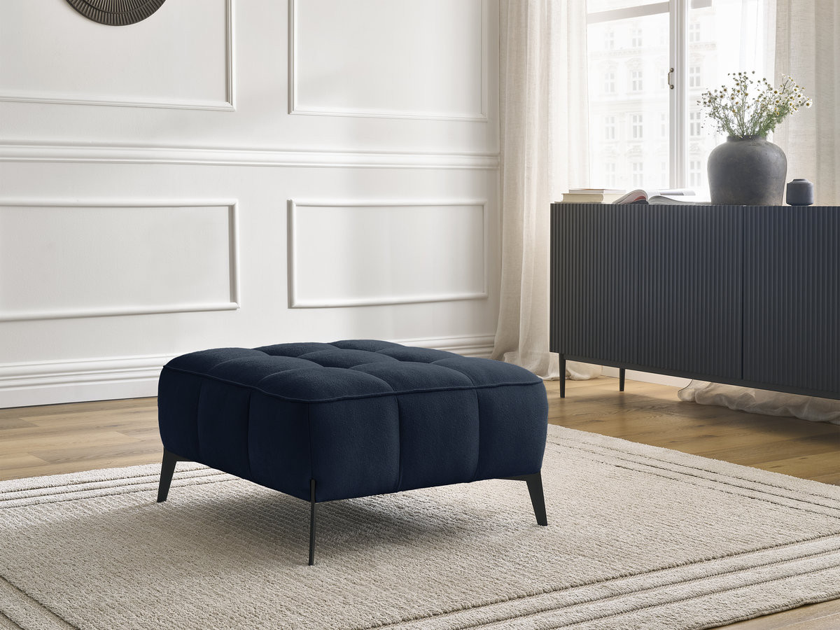Pouf ANIS texturé bleu — vue 4