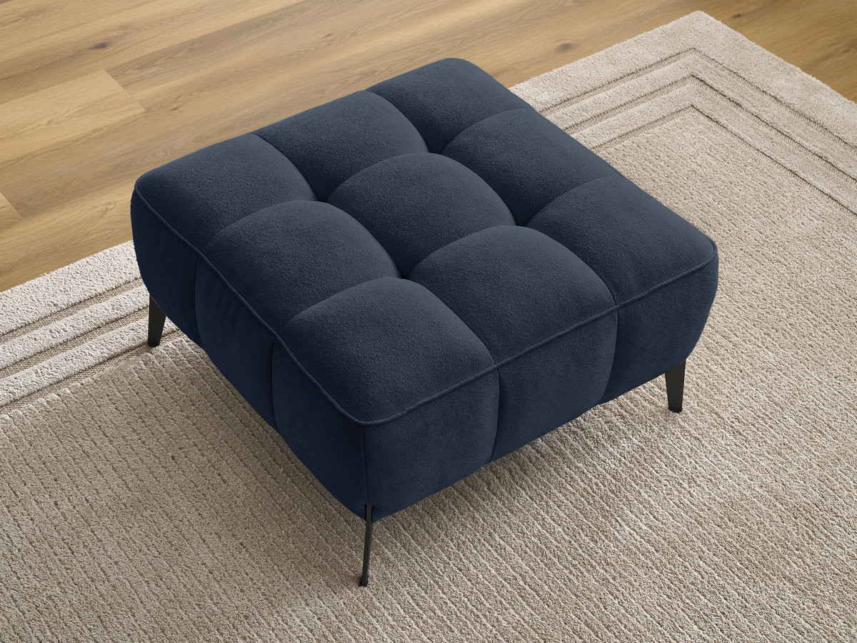 Pouf ANIS texturé bleu — vue 5