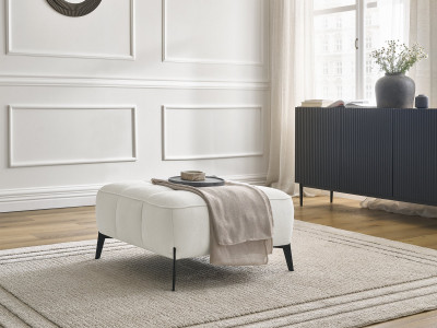 Pouf ANIS tissu texturé