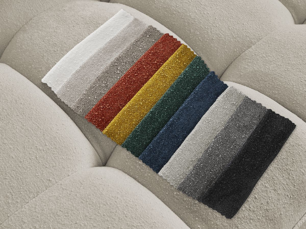 Ensemble canapé droit 3 + 2 places ANIS texturé beige — vue 4