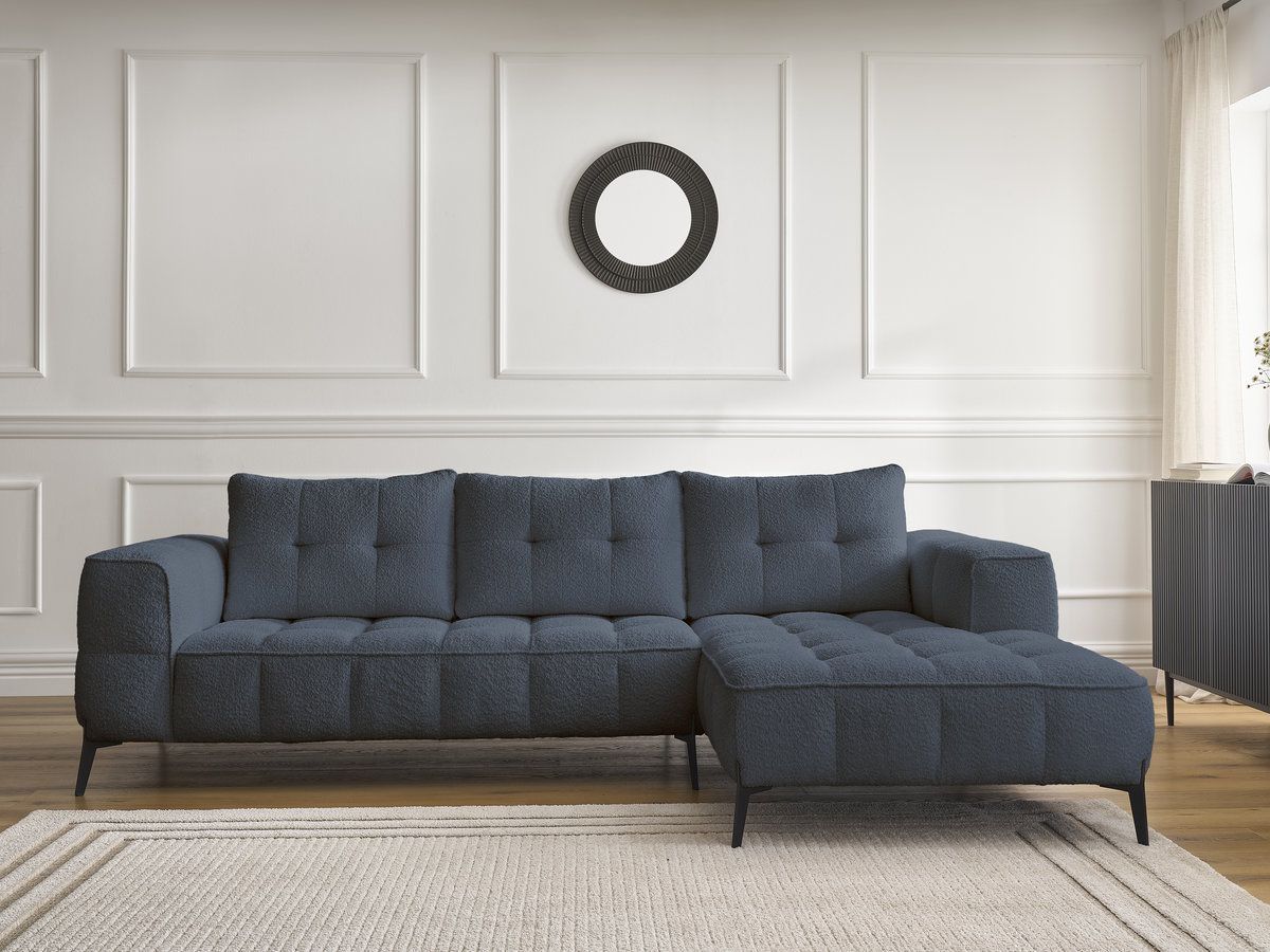 Canapé d'angle ANIS bouclette bleu foncé — vue 5