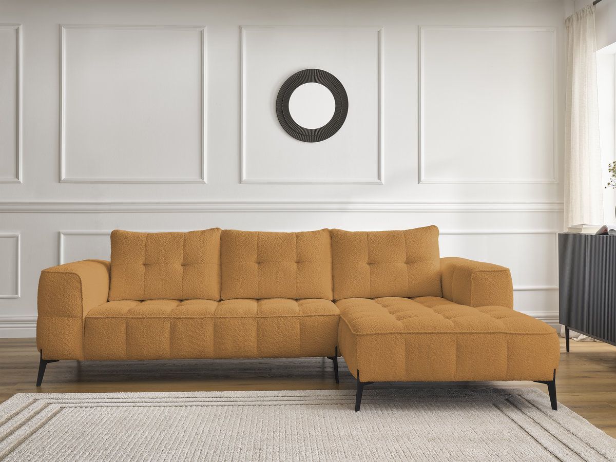 Canapé d'angle ANIS bouclette jaune — vue 5
