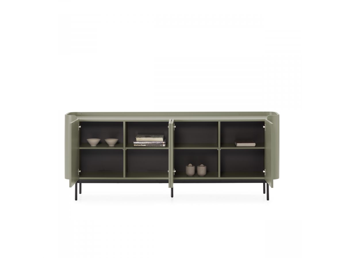 JAY 4-deurs dressoir 200 cm met noppeneffect
