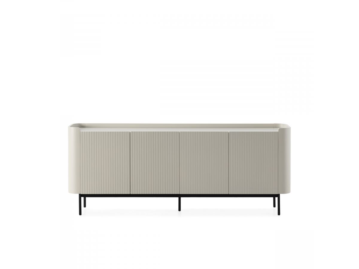 JAY 4-deurs dressoir 200 cm met noppeneffect