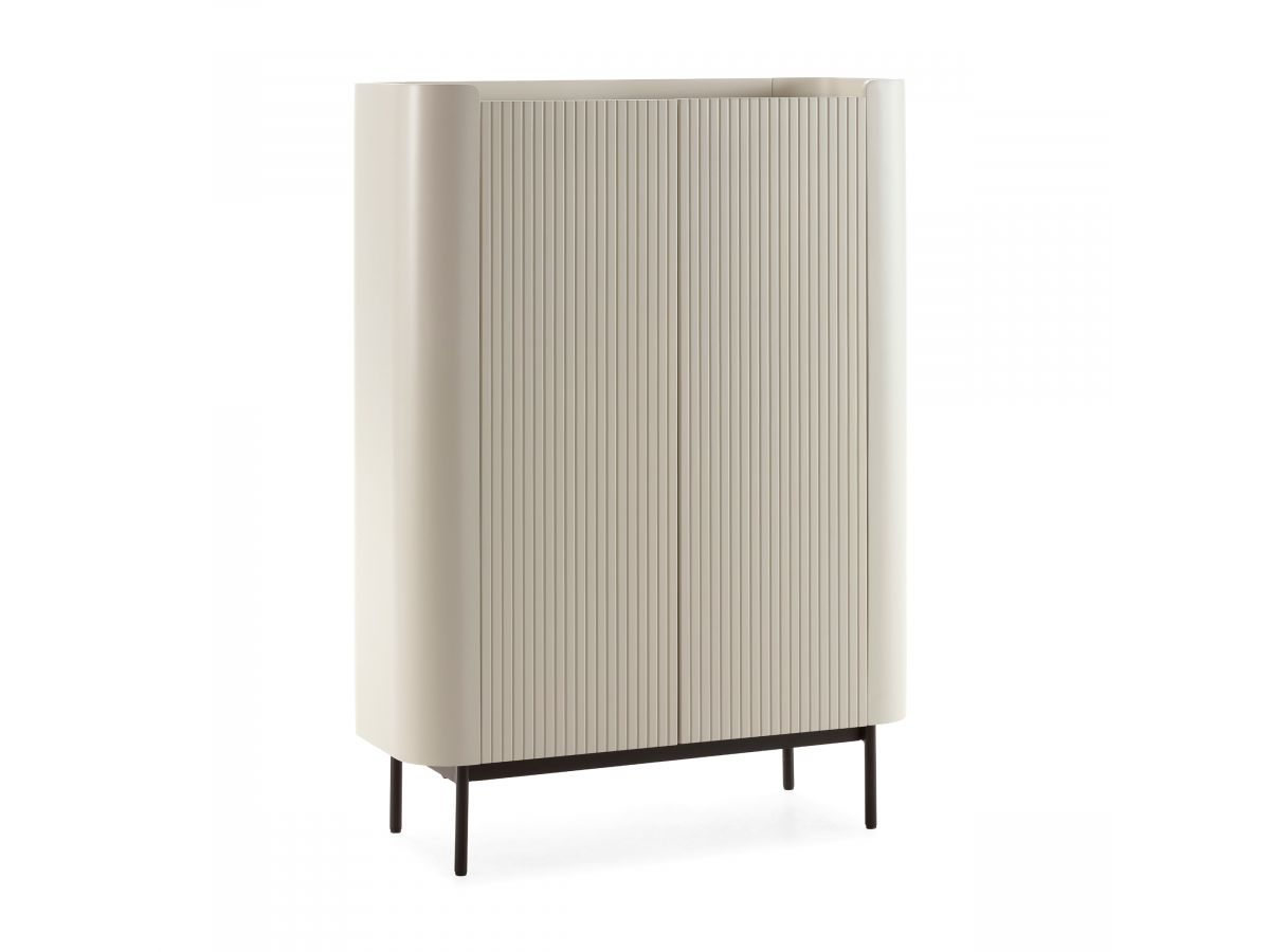 JAY 100 cm hoog dressoir met 2 deuren, noppeneffect