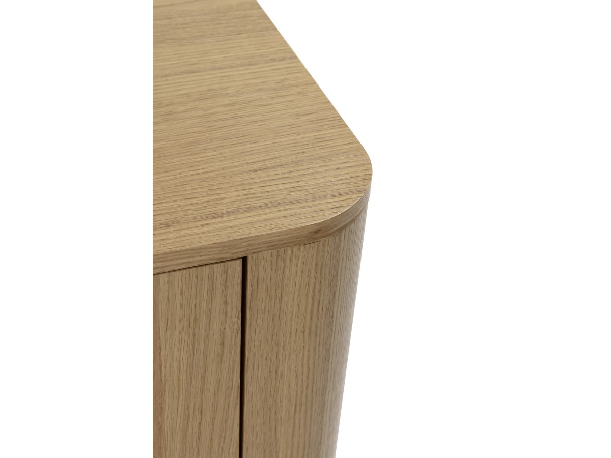 MALO 4-deurs dressoir 180 cm massief eiken fineer