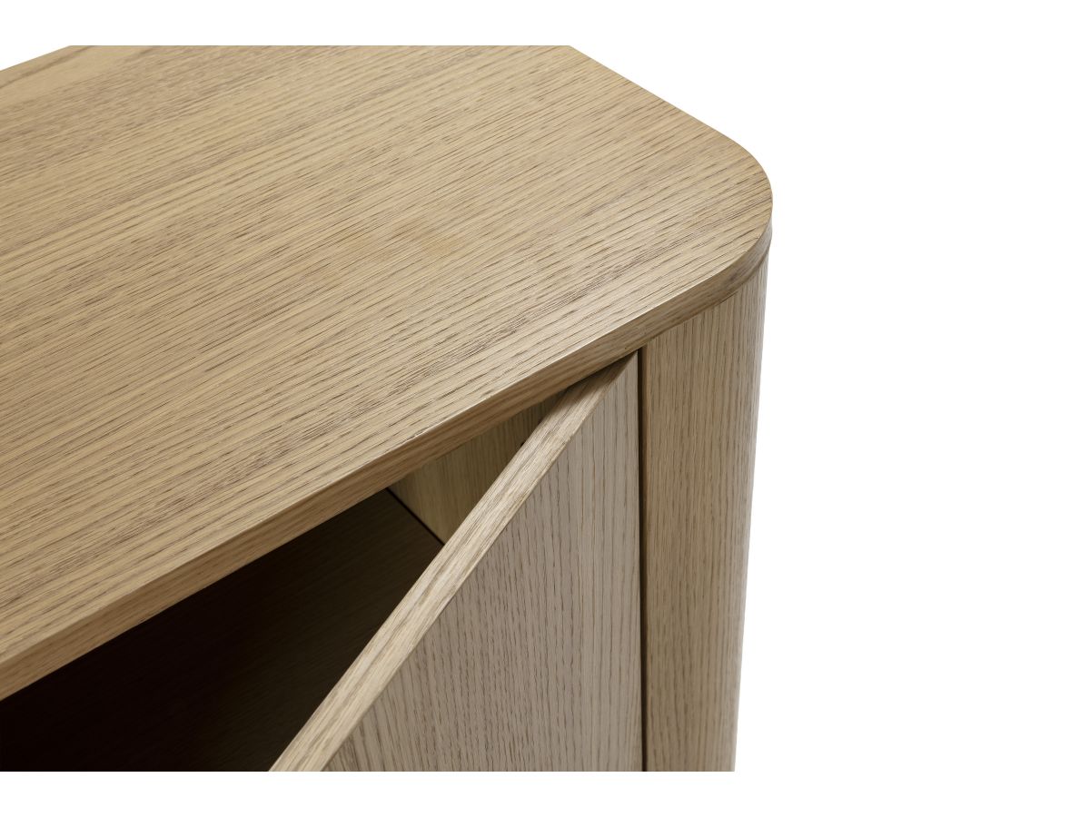 MALO 4-deurs dressoir 180 cm massief eiken fineer