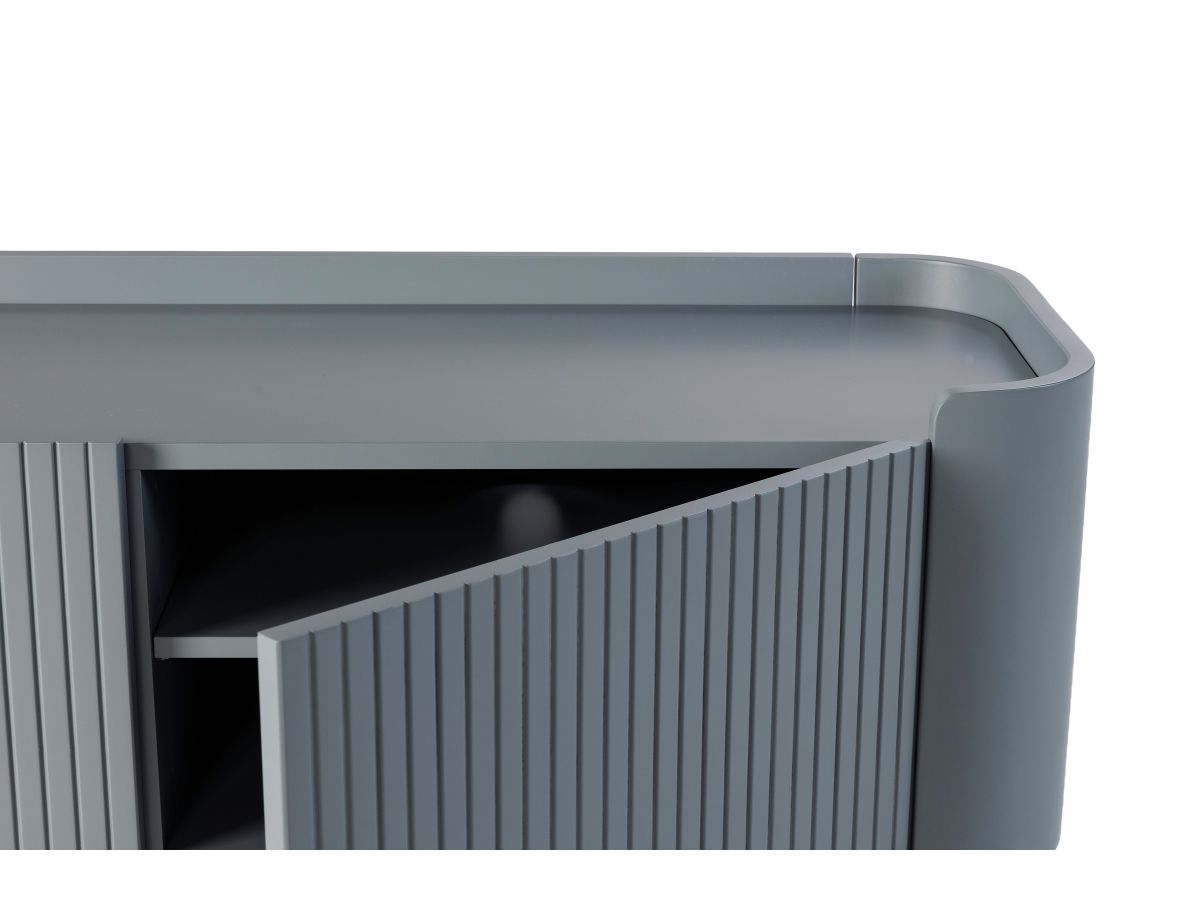 JAY 3-deurs tv-meubel, 180 cm, lamelleneffect