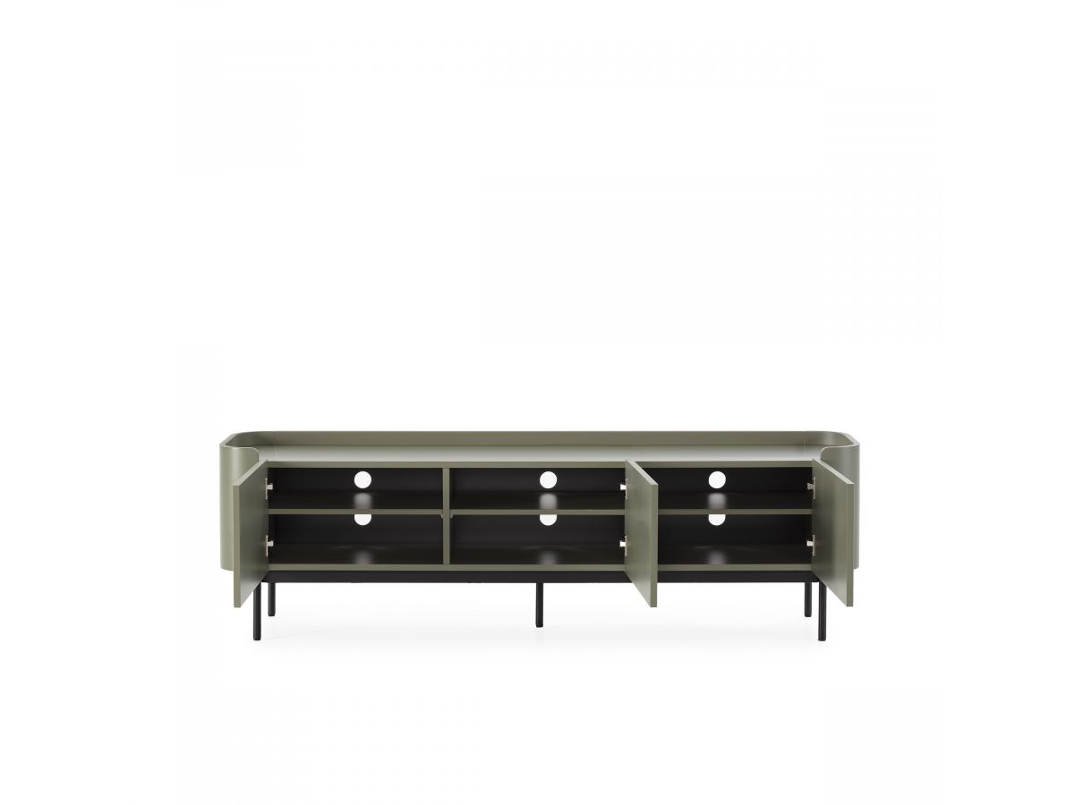 JAY 3-deurs tv-meubel, 180 cm, lamelleneffect