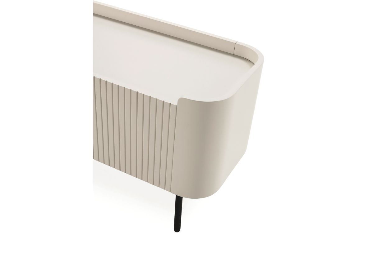 JAY 3-deurs tv-meubel, 180 cm, lamelleneffect