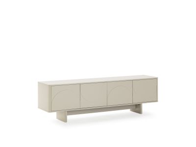 Meuble TV 4 portes 180 cm ESTEBAN formes géométriques