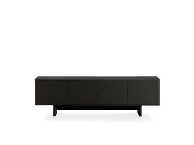 Meuble TV 4 portes 180 cm ESTEBAN formes géométriques