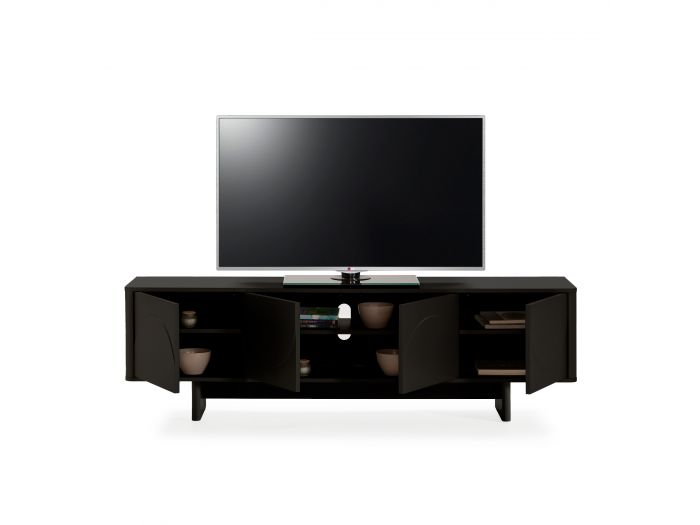 Meuble TV 4 portes 180 cm ESTEBAN formes géométriques
