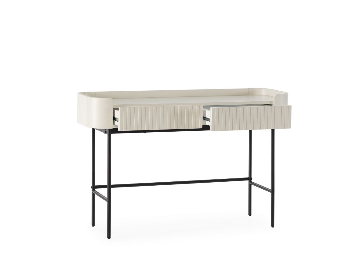 JAY 120 cm consoletafel met 2 laden en noppeneffect