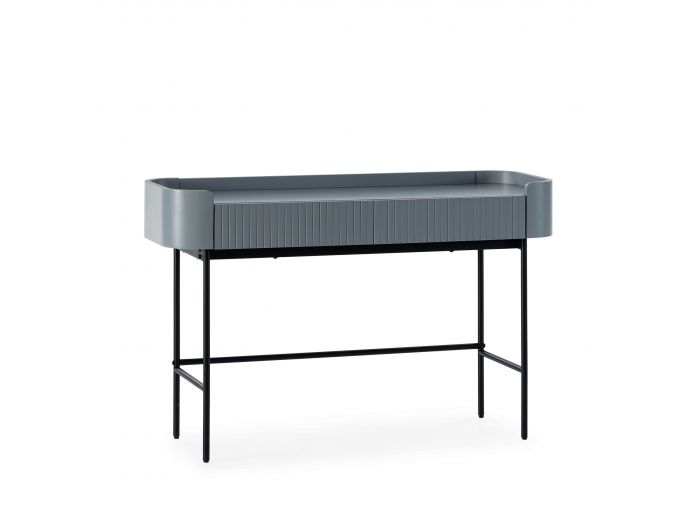 Console 2 tiroirs 120 cm JAY effet tasseaux