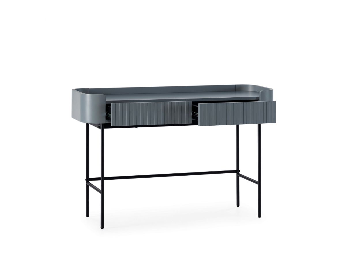 JAY 120 cm consoletafel met 2 laden en noppeneffect
