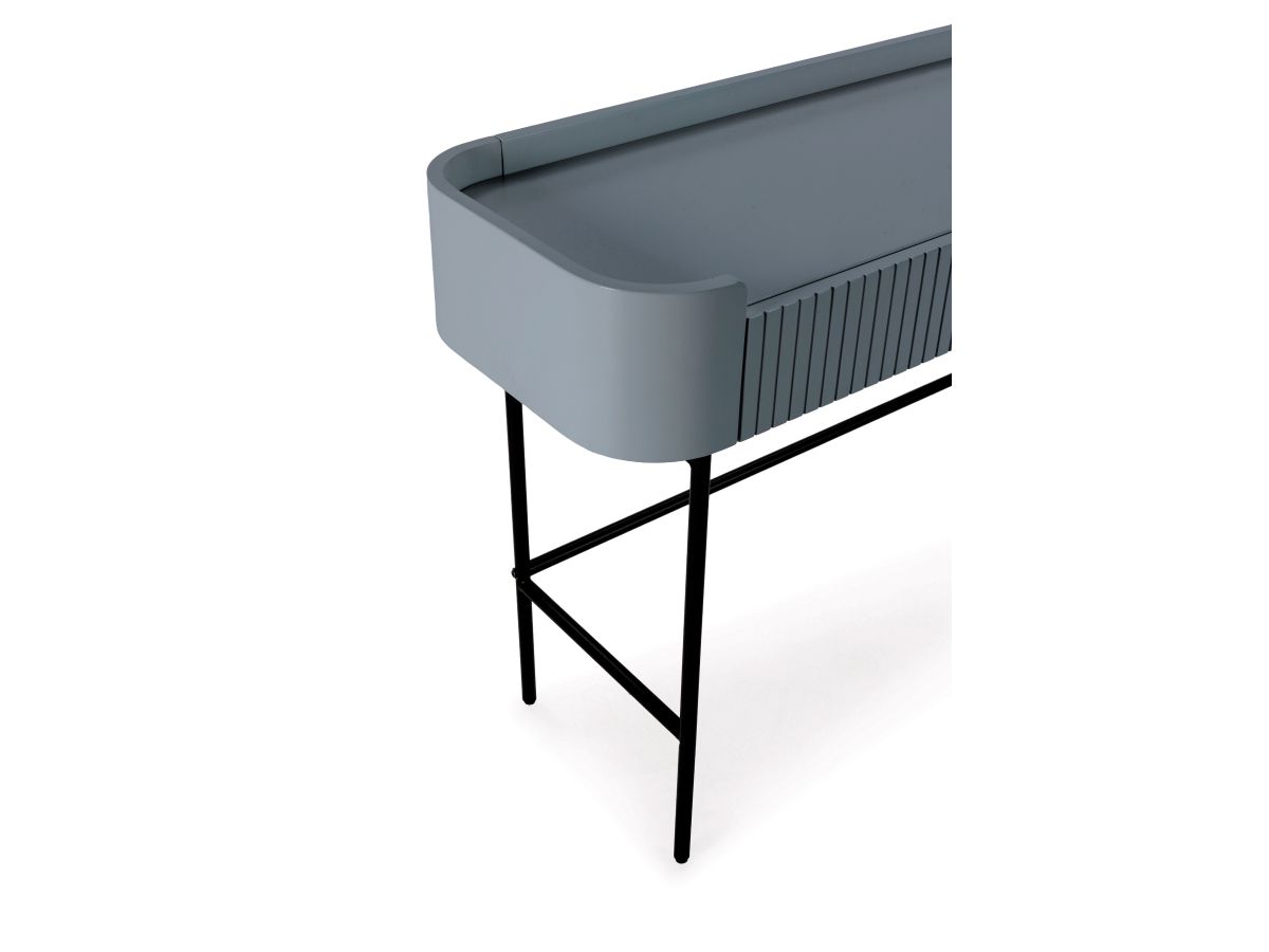 JAY 120 cm consoletafel met 2 laden en noppeneffect
