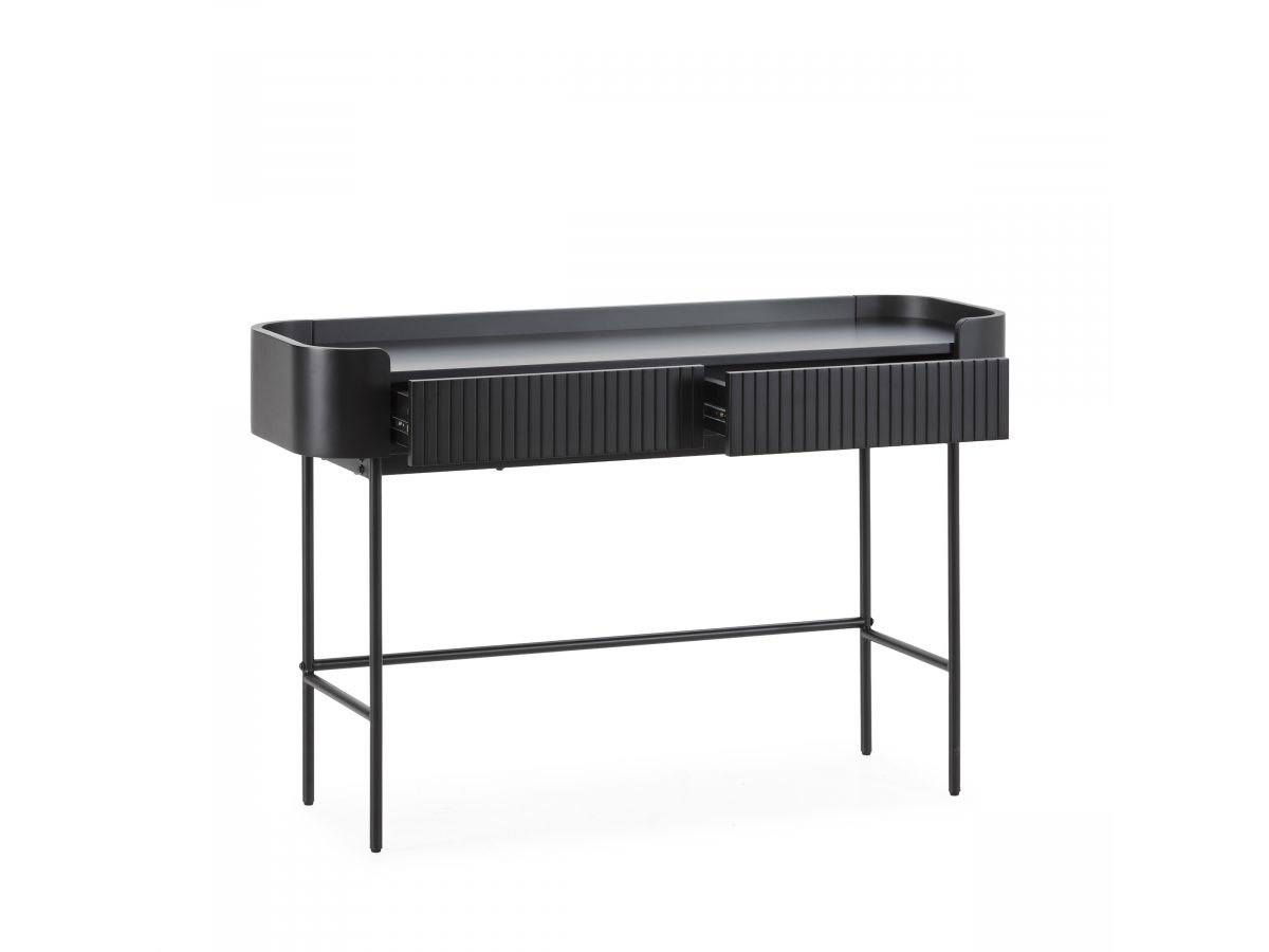 JAY 120 cm consoletafel met 2 laden en noppeneffect