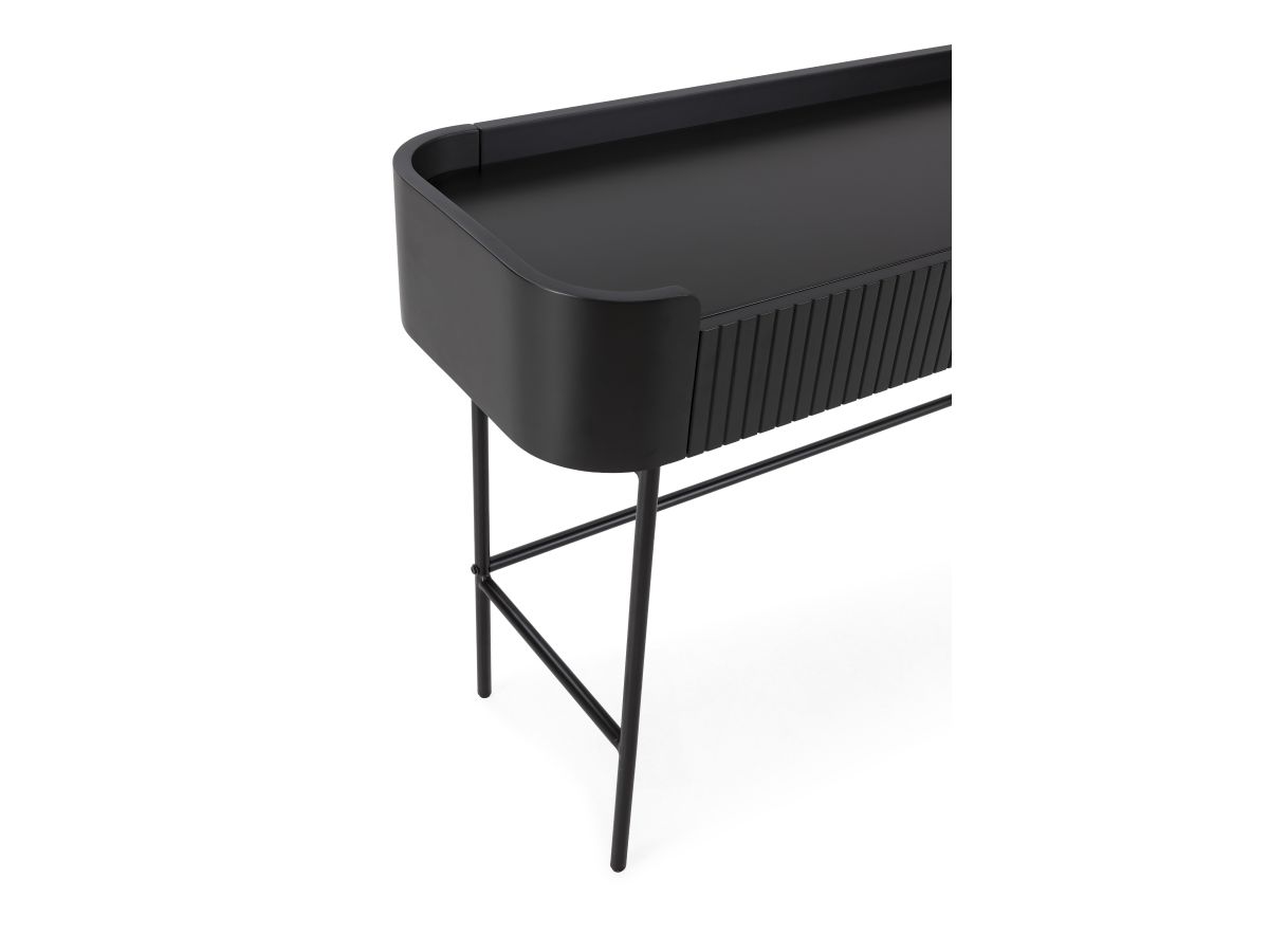 JAY 120 cm consoletafel met 2 laden en noppeneffect