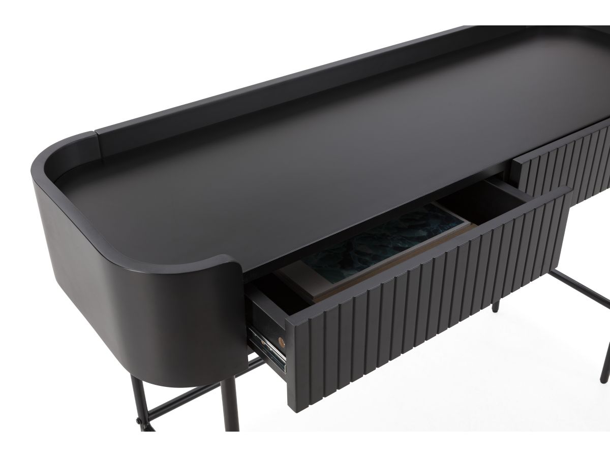 JAY 120 cm consoletafel met 2 laden en noppeneffect